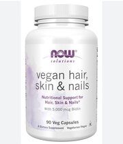 NOW Foods Vegan hair, skin & nails (90 вег.капс.) комплекс для кожи, волос, ногтей