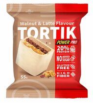 Power Pro пирожное "TORTIK" с грецким орехом и вкусом латте (55 г)
