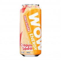 WOW Energy drink энергетический напиток (450 мл) вкус крем-сода