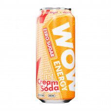 WOW Energy drink энергетический напиток (450 мл) вкус крем-сода