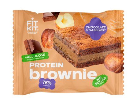 Fit Kit Десерт глазированный " Брауни" (50 г) Шоколад-фундук