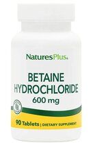 Natures Plus Betaine 600 мг (90 таблеток) бетаин