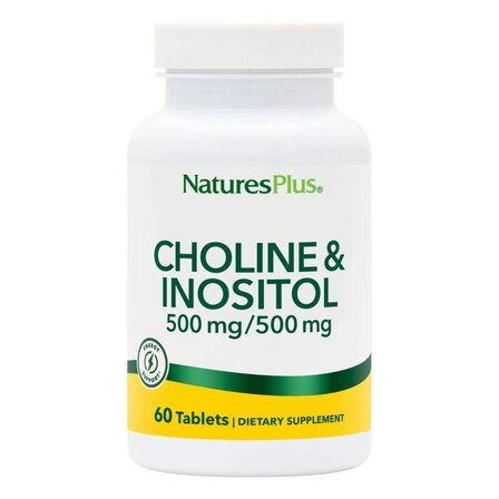 Natures Plus Choline Inositol 500 мг (60 таб)