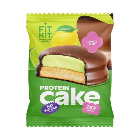 Fit Kit Protein Cake Протеиновое печенье с суфле (50 гр) лимон - лайм