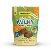 Snaq Fabriq Молочный шоколад с фисташковой пастой и хрустящим тестом (130 г)