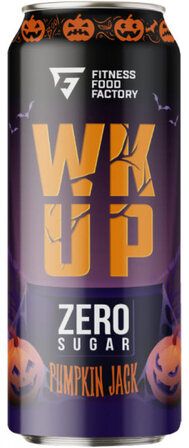 FITNESS FOOD FACTORY тонизирующий газированный напиток WKUP (450 мл) Тыква Джек