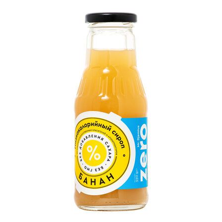 Mr. Djemius ZERO Низкокалорийный сироп (банан) 330 г, без сахара