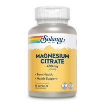 Solaray Magnesium Citrate 400 мг (90 вегансих капсул) магний цитрат 