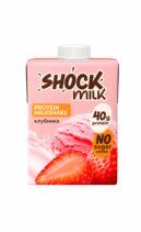 FitnesShock Готовый протеиновый коктейль (480 мл) клубника