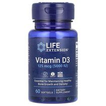 Life Extension Vitamin D3 (5000 UI), 60 софтгелевых капсул