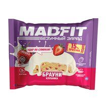 Mad Fit Печенье глазированное (45 г) Брауни клубника