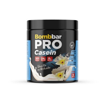 BOMBBAR  Pro Casein (450 г) Ванильный милкшейк