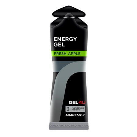 Gel4u Гель энергетический углеводный с минералами (60 г) вкус - яблоко
