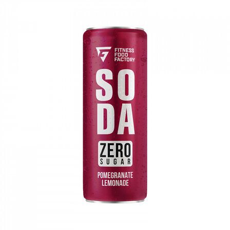 FITNESS FOOD FACTORY SODA сильногазированный напиток (330 мл), гранат