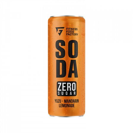 FITNESS FOOD FACTORY SODA сильногазированный напиток (330 мл), юдзу-мандарин