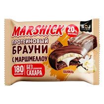 SOJ Печенье протеиновое глазированное "MARSHICK" со вкусом ванили (53 г) без сахара